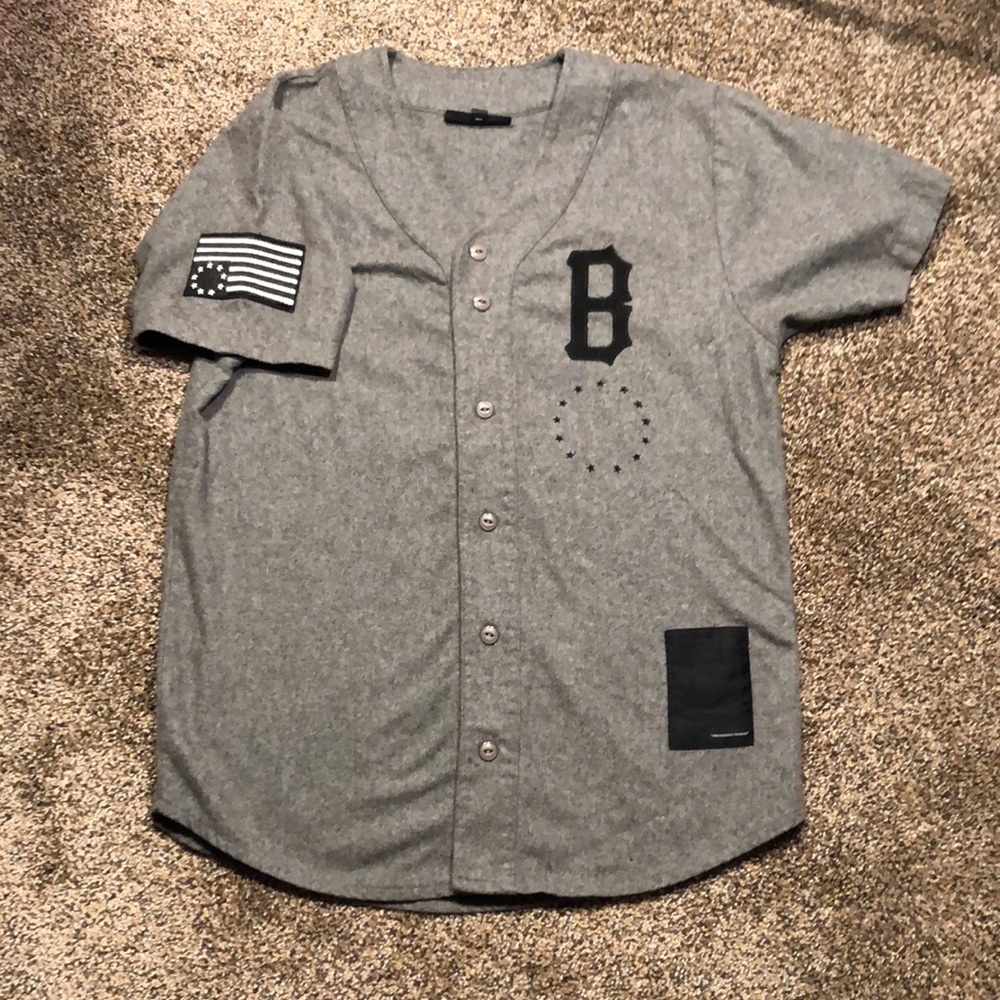 Black Scale Baseball Jersey